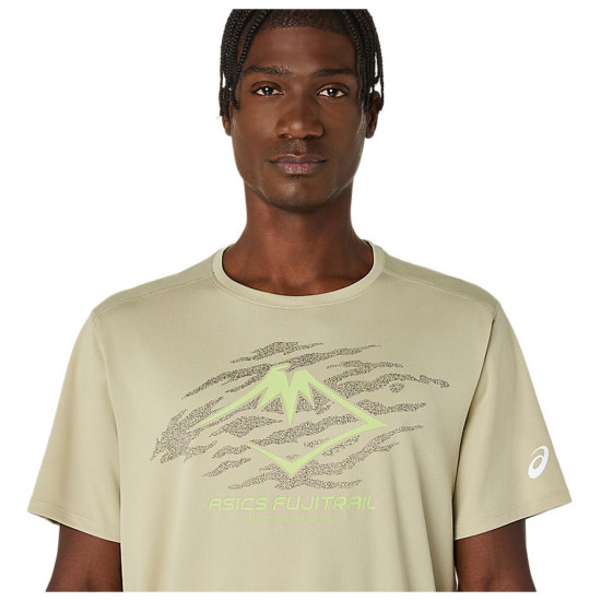 Asics Ανδρική κοντομάνικη μπλούζα Fujitrail Logo Tee Asics Ανδρική κοντομάνικη μπλούζα Fujitrail Logo Tee